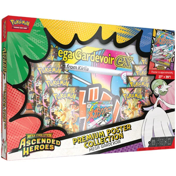 Pokémon TCG: Mega Evolution – Ascended Heroes Premium Poster Collection
