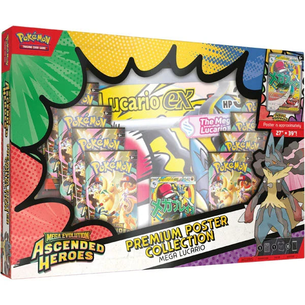 Pokémon TCG: Mega Evolution – Ascended Heroes Premium Poster Collection